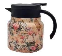 perfk Brocca per Il tè, bollitore Termico con infusore, caffettiera da 800 ml, brocca per l'acqua, caraffa Termica per caffè, Contenitore per Bevande, Cachi
