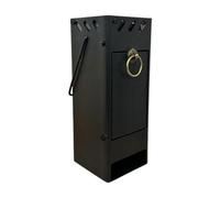 perfk Bruciatore da Campeggio Pieghevole, bruciatore a Legna, Versatile, Compatto, Portatile, Attrezzatura per Barbecue, Feste, Giardino, Cucina