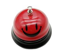 perfk Campanello da scrivania, Campanello da Pranzo di Servizio, Multifunzionale per la Reception del Tavolo del Bar dell'hotel in Cucina, Rosso