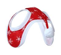 perfk Cappello di Natale per Cavallo Accessori per Cappelli di Natale Attrezzatura Spessa Cappello di Babbo per Cavallo Costume per Cosplay Vacanza Corsa a