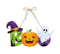 perfk Cartello per Porta di Halloween Puntelli Decorativi per Appendere la Porta di Halloween, Appendiabiti per Porta di Halloween per la Porta d'ingresso, Stile a
