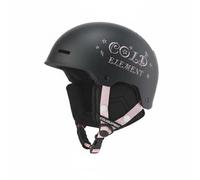 perfk Casco Bambini per Sport Invernali con Protezione Testa Regolazione Personalizzata Orecchie Integrate Antiappannamento Adatto per Bambini Passeggiate Invernali Snowboard, Nero+Ros Barbie