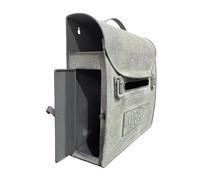 perfk Cassetta postale a parete a forma di valigetta, decorativa, per la casa, di, cassetta postale, postale vintage per ingresso, casa,