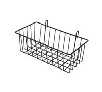 perfk Cestino a griglia in Metallo da Appendere con Ganci, Organizer da Cucina in Metallo, Organizer da Parete per Bagno, Doccia, dormitorio, m