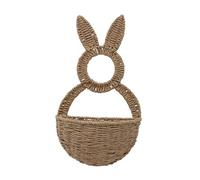 perfk Cestino di Pasqua con, elegante ornamento da appendere alla parete, tasca per fiori, decorazione per la casa, giardino primaverile