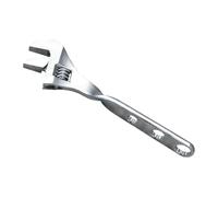 perfk Chiave inglese regolabile, chiave inglese multiuso, in acciaio, utensile manuale leggero per officina, uso professionale, garage, 8 Pollici