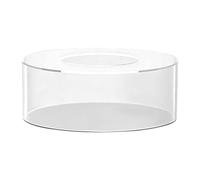 perfk Cilindro Acrilico Display Riser Centrotavola Decorativo Rotondo Forniture Decorative Stand Riser Cake Dummy Cake Display di Compleanno, 20 cm
