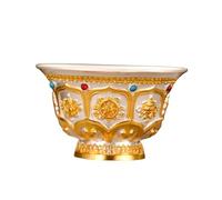 perfk Ciotola in Lega per Il del Buddha, Contenitore Decorativo per rituali, Contenitore per Tempio, Decorazione, Ciotola per la Preghiera e, Style B