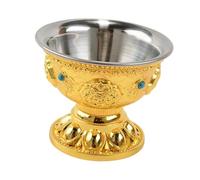 perfk Ciotola per acqua, acqua santa, ciotola per preghiera, ornamento Feng Shui, forniture buddiste per Alar, utensili, per la casa,