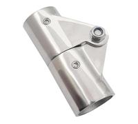 perfk Connettore per Tubo per Barca, Giunto Girevole Pieghevole, Raccordo per Tubo in Acciaio Inossidabile, raccordi robusti sostitutivi per Tende da Sole, Bullone da 22 Mm