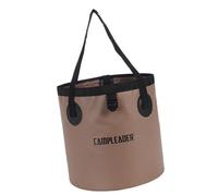 perfk Contenitore per Acqua Pieghevole da Esterno, Vasca per i Piedi, lavabo da Campeggio Portatile, Borsa portaoggetti per Viaggi, Escursioni, Marrone, 20 Litri