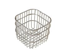 perfk Contenitore per cianfrusaglie in Rete, Multiuso, per riporre Oggetti in casa, contenitori in Filo Metallico per armadietti, camere da Letto, 11x11x10 Cm