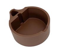 perfk Contenitore per fondi di caffè, robusto, antiscivolo, facile da pulire, accessorio per la raccolta dei fondi di caffè espresso, ideale per hotel, Marrone