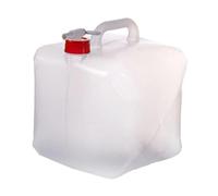 perfk Contenitore per l'acqua, con Coperchio e Maniglia, distributore di Bevande Multifunzione per Cucinare, Escursionismo, Campeggio, Rosso, 15 Litri