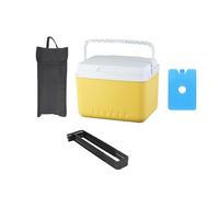 perfk Contenitore Termico Portatile Isolato, Contenitore Rigido per Ghiaccio con Maniglia, per Ghiaccio per Pesca, Picnic, Barbecue, grigliate, 6 Litri