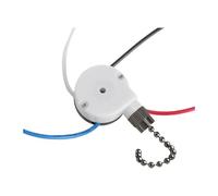 perfk Controllo della luce da parete a 3 velocità Sostituisci l'interruttore del ventilatore da soffitto a 4 fili Interruttore della luce del