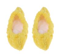 perfk Copripattini, 1 Paio di di Ricambio per Pattini da Ghiaccio - Resistenti E Assorbenti - Vari Colori E Dimensioni, Giallo, L