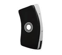 perfk Curvo Kick Pad Punching Pad Sacco da Sparring Pad Blocco Pad Piede Bersaglio per Muay Thai Taekwondo Pratica Karate, Nero Bianco