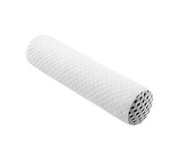 perfk Cuscino di grano saraceno Cuscino cervicale Cuscino per il collo Morbido cuscino ergonomico portatile per dormire Cuscino da letto per dormitori di, Bianco