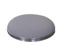 perfk Cuscino di ricambio per sgabello da bar, parte superiore antiscivolo, accessori impermeabili per sedia da bar, per parrucchiere a casa, Grigio