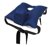 perfk Cuscino per sedia antiscivolo, fodera in rete 3D, traspirante, rimovibile, accessori versatili, supporto confortevole, 47x43 Cm