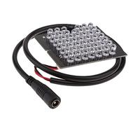 perfk DC12V 48Led 940nm Illuminatore A Infrarossi IR 90 ° Lampadine 48pcs Lampade A LED