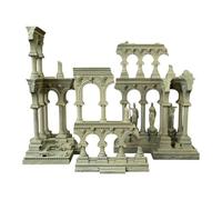 perfk Decorazione per acquario in stile europeo, ornamento multiuso per fotografia, decorativo, creativo, realistico, scultura in resina per acquario, Style D