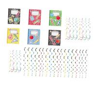 perfk Decorazioni per la Scuola, riccioli appesi, Decorazioni da Appendere al soffitto, per la Classe, Colorate per la Classe di Benvenuto.