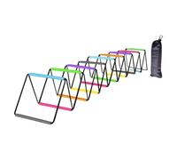 perfk di agilità, per Il Gioco dei Piedi da Calcio, Flessibile Portatile Multifunzione per Ostacoli da Salto, Scale di velocità da Calcio per, 20 Griglie, 800cmx40cm