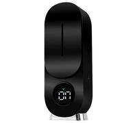 perfk Diffusore automatico di oli essenziali con display digitale, pratico diffusore di basso rumore, erogatore di fragranze per la casa e, Nero