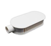 perfk Disco di drenaggio dell'acqua in PVC, dispositivo antiriflusso dello scarico, vassoio di raccolta dell'acqua del di scarico in PVC, Ovale