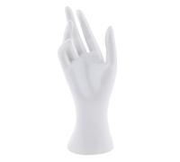 Espositore Gioielli Manichino Mano Modello Display per Orlogio da Polso Anello Braccialetto - Bianca