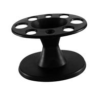 perfk Espositore per pettini rotondi Espositore per spazzole Forbici Pratico Raccordi per organizer Ripiano porta spazzole per capelli nero per uso