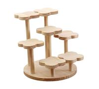 perfk Espositori in Legno, espositori da Tavolo per Piante, piedistallo Rustico, espositore da Tavolo per Statuette, Oggetti da Collezione, Candele,