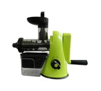 perfk Estrattore di Succo Manuale a manovella, utensile da Cucina Silenzioso, Facile da Usare, Pratico spremiagrumi Portatile per Uso Domestico, Verde