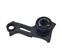 perfk Forcellino deragliatore Universale Protezione deragliatore Robusto esteso per Bici da Corsa Nero Parti Accessori, M12xp1.0