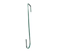 perfk Gancio per Appendere ghirlande sopra la Porta Gancio in Metallo per Decorazioni Natalizie per la Porta d'ingresso Casa, 30.5 Cm, Verde Scuro