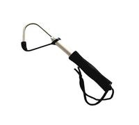 perfk Gancio telescopico per Pesca in Acciaio Inossidabile, Leggero, con Tappo Protettivo, Pinza da Pesca per Kayak, Barca, Ghiaccio, 90 Cm