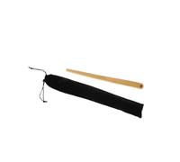perfk Gua Sha Stick Bamboo Massage Stick Professionale Portatile Beauty Salon Massage Tool Bamboo Guasha Tool per Rilassare i Muscoli del Collo, 42x1.5cm con Borsa