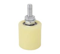 perfk Guida per cancello Scorrevole con Cuscinetto a rulli, Ruota di Guida per cancello Elettrico, Robusta, silenziosa, Facile da installare, con Inserto, 50x50 Mm