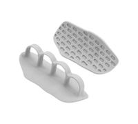 perfk Impugnati di Sollevamento di Pesi 2 Pezzi Pesti per barbellia per la Protezione Manuale Leggera Geste per Palestra per Pull -up powerfting, Grigio