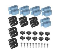 perfk Kit di Fissaggio per Tubo avvolgitore e Copertura Solare, Parti di Ricambio per impieghi gravosi, Forniture per Rullo per Piscina e Prato da, Set da 10 Pezzi