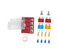 perfk Kit di montaggio terminale per blocco fusibile a 5023 4 circuiti Accessori multiuso per Parti di ricambio per riparazioni automobilistiche