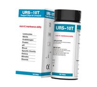 perfk Kit di strisce reattive per l'analisi delle urine 10 in 1 per il test dei chetoni, accurato, pratico, professionale, con 10 parametri, facile da