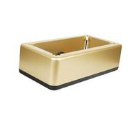 perfk Macchina distributore di copertura per scarpe riutilizzabile con fibbia intelligente non slip -slip -portatile protezione per il pavimento della, Oro