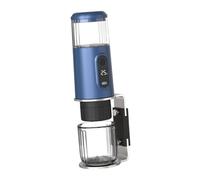 perfk Macchina per Caffè Espresso Portatile con Serbatoio Dell'acqua Da 100 Ml E Pressione di 19 Bar. Ricaricabile. Macchina Da Caffè Compatta Da Viaggi, Blu Navy