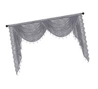 perfk Mantovana a cascata design vintage swag mantovano per tende cucina seminterrato, 150cmx105cm