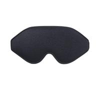 perfk Maschera per dormire 3D tazza sagomata maschera per dormire, morbida traspirante per le donne maschera per gli occhi per il blocco della luce del, Nero