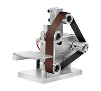 perfk Mini levigatrice a Nastro per Legno, levigatrice Professionale Fai da Te, da banco per levigatura acrilica, 10