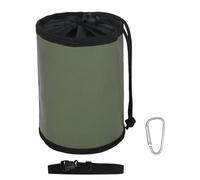 perfk Mini secchio portautensili, portautensili robusto, resistente all'acqua, versatile, efficiente, compatto per elettricisti, Verde